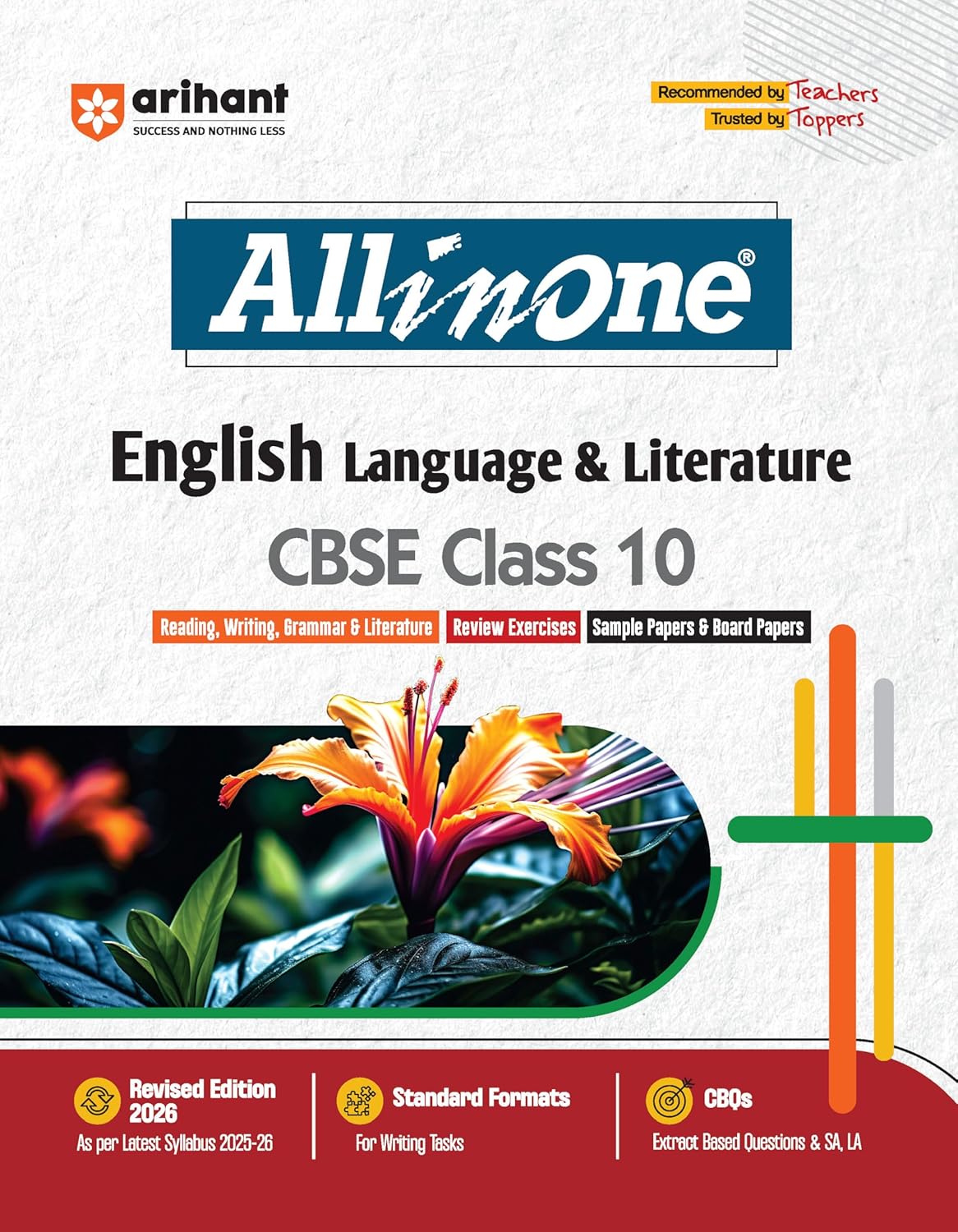 Arihant All in One English Language & Literature Class 10 for CBSE Exams 2025-26