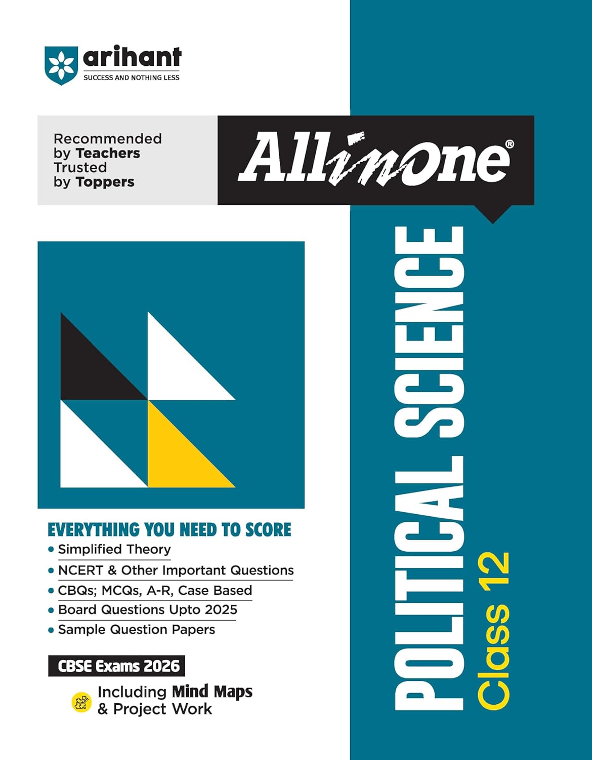 Arihant All in One Political Science Class 12 for CBSE Exams 2025-26