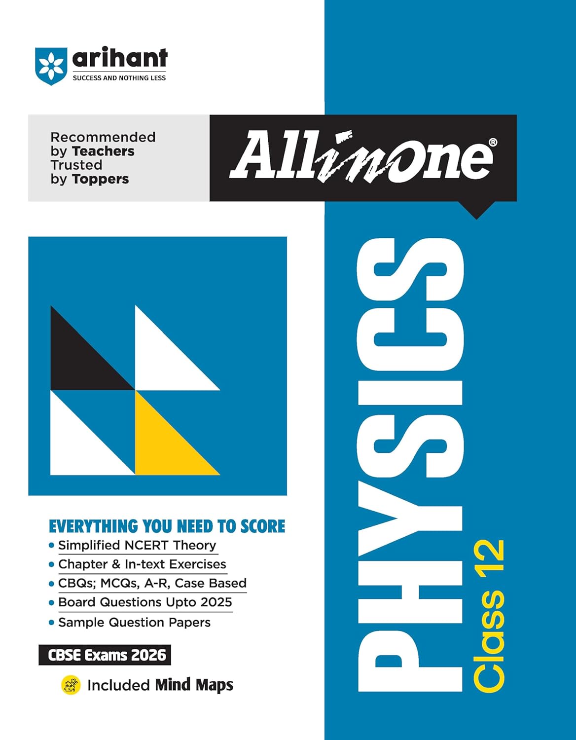 Arihant All in One Physics Class 12 for CBSE Exams 2025-26 | Revised Edition