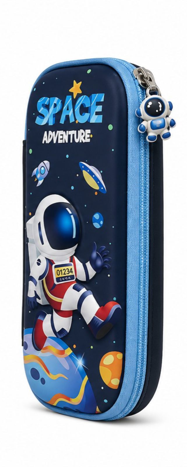 Space Adventure Astronaut Pencil Box for Kids | Hardtop Multipurpose Stationery Case
