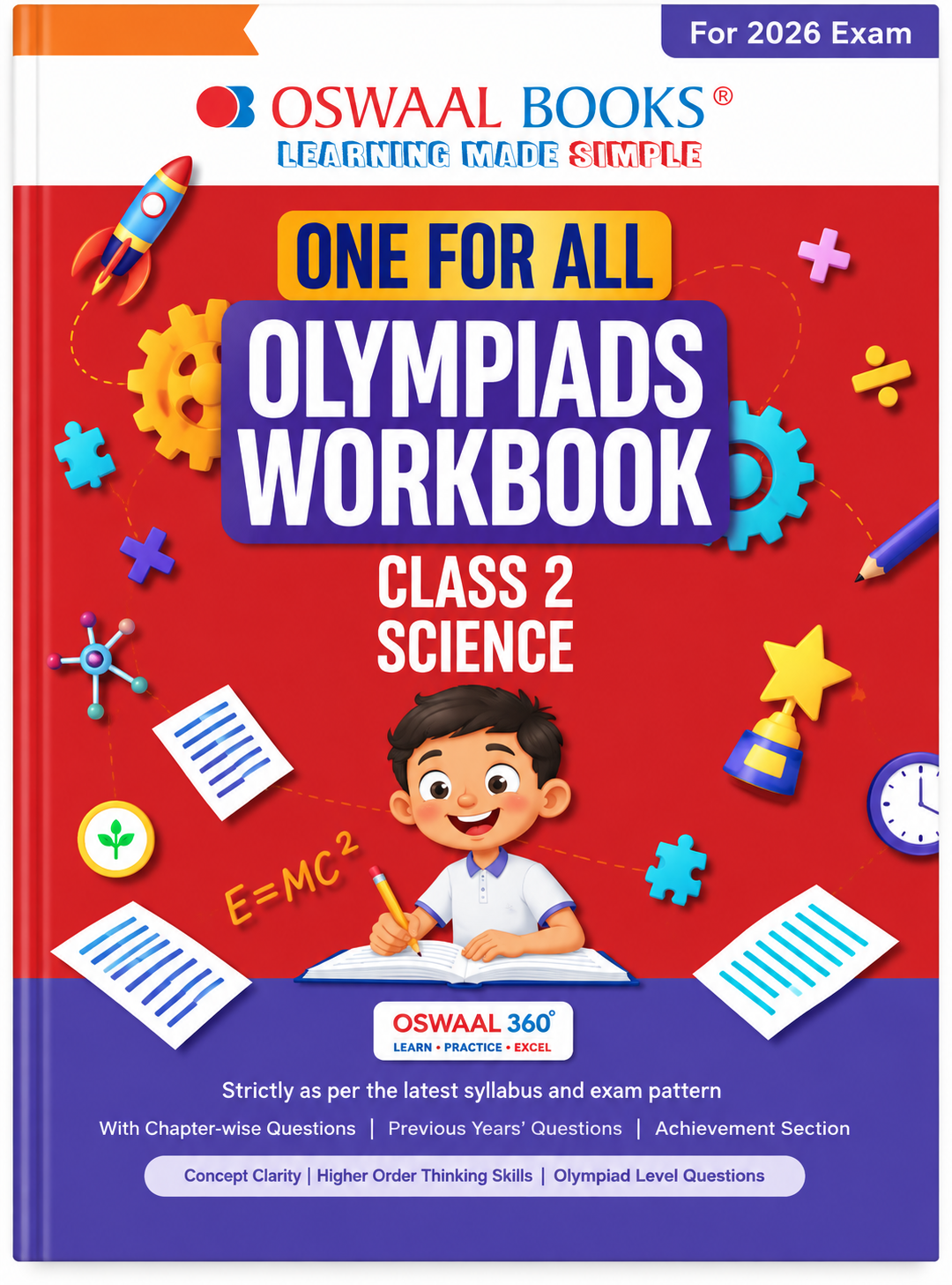 Oswaal One For All Olympiads Workbook Class 2 Science | 2026 Exam