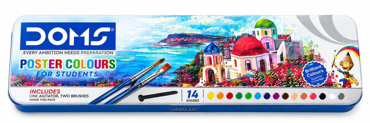 DOMS Poster Colours for Artists – 14 Shades