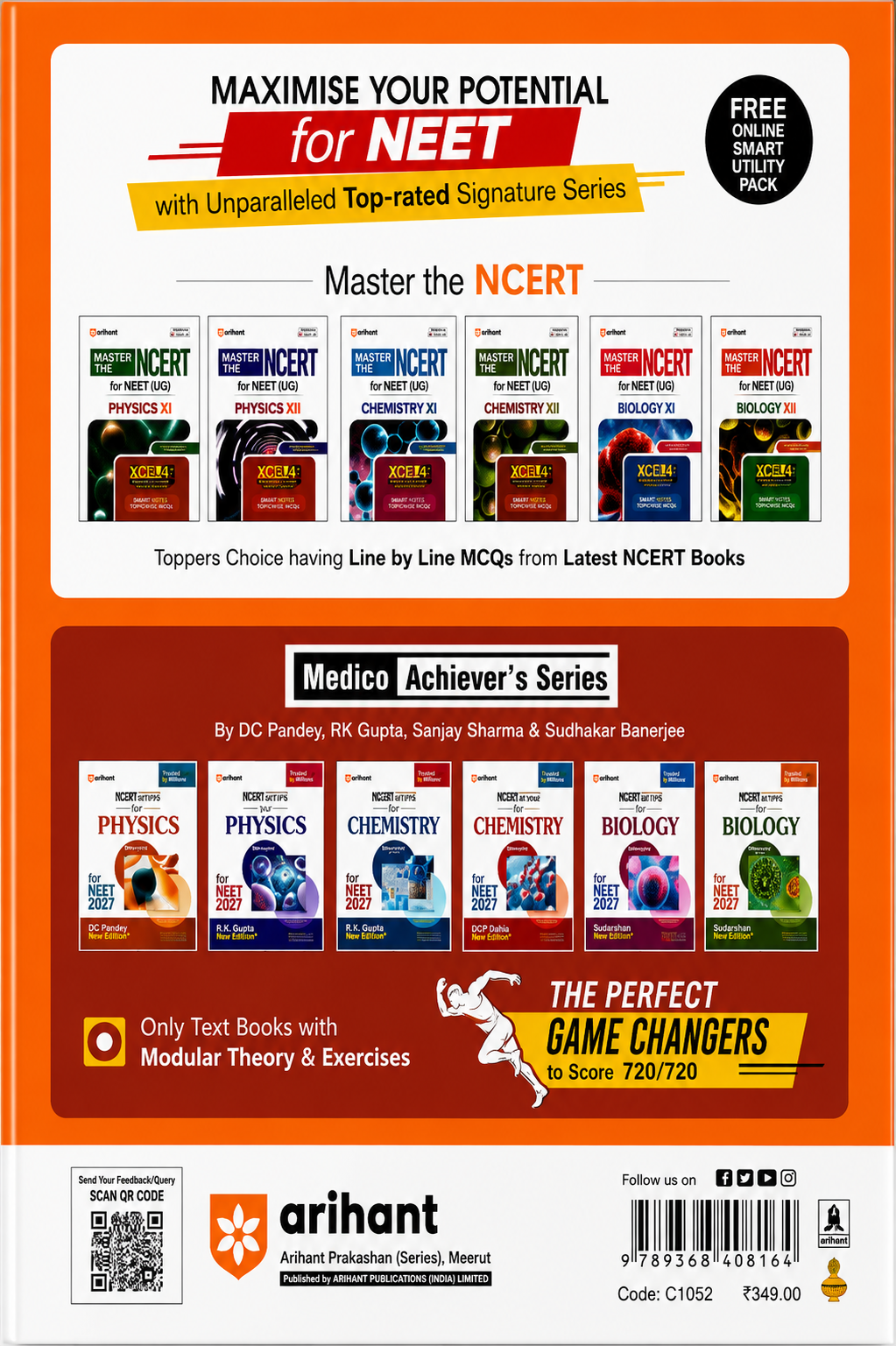 Master the NCERT for NEET/JEE | Line by Line MCQs from Latest NCERT Books | Arihant