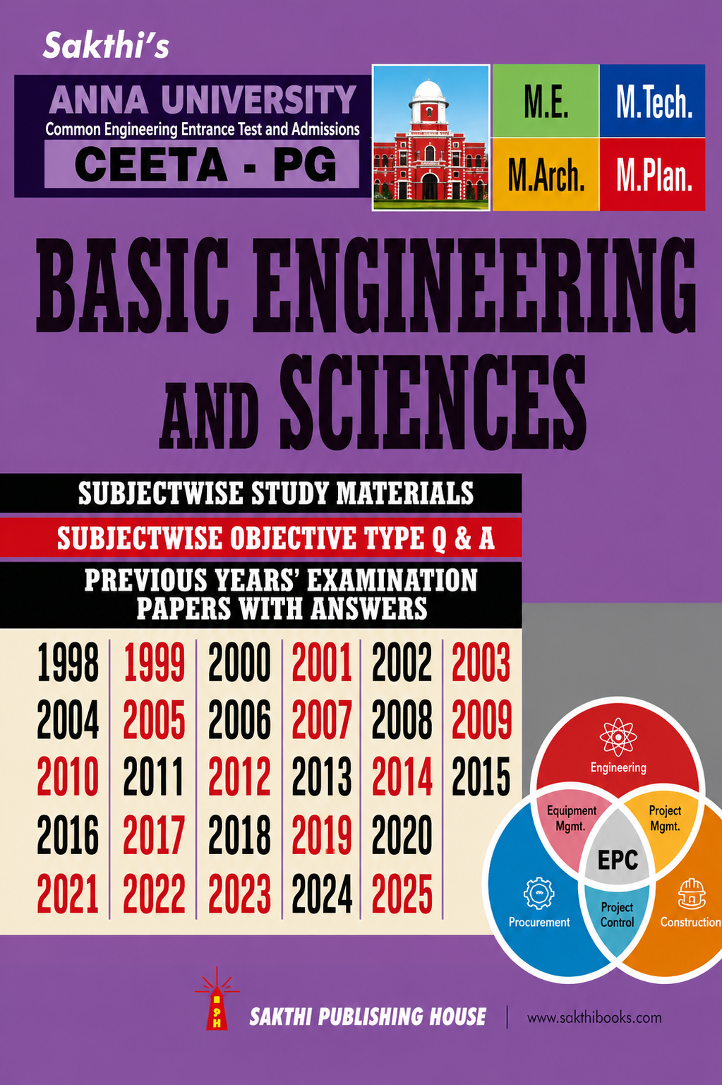 CEETA-PG Basic Engineering & Sciences – Sakthi’s Guide