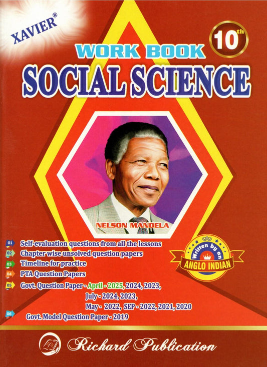 10th Xavier Social Science With 2 Workbooks