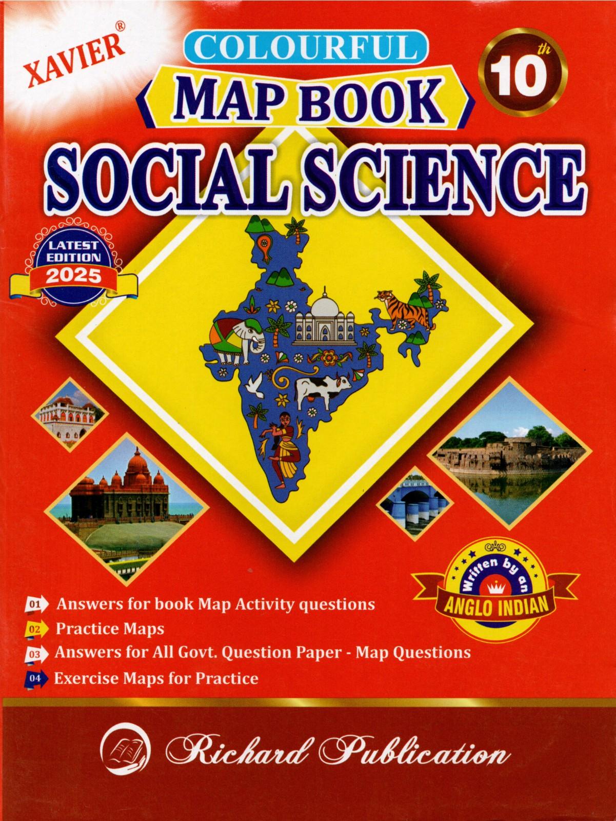 10th Xavier Social Science With 2 Workbooks