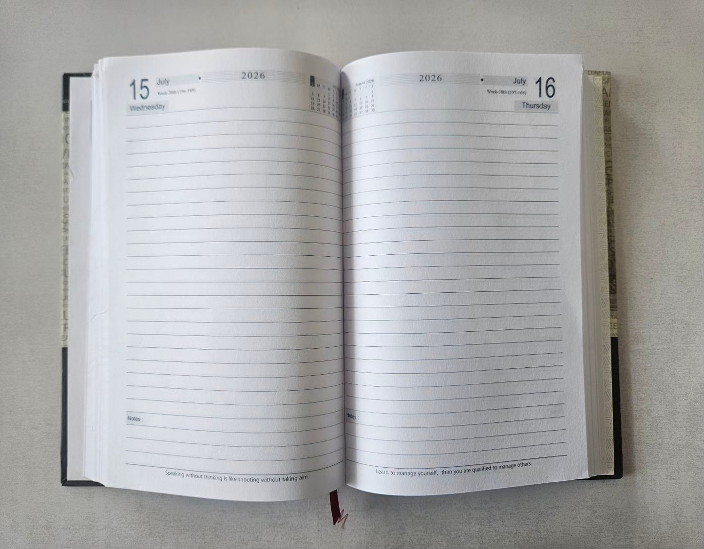 Diary 2026 A5 ADSUM 641 Economy Series