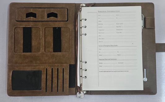 Moment Powerbank Diary with 8000 mAh battery and 16gb pendrive (Brown)