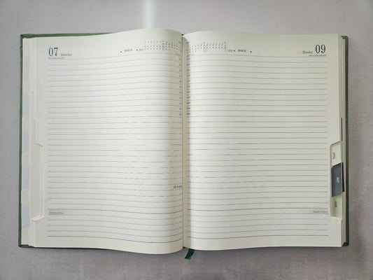 Diary 2026 B5 Adsum GG-1211 Go Green with Monthcut