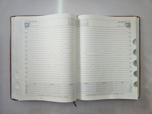 Diary 2026 Adsum 951 B5 Foam Bi-colour Sunday Fullpage with Monthcut