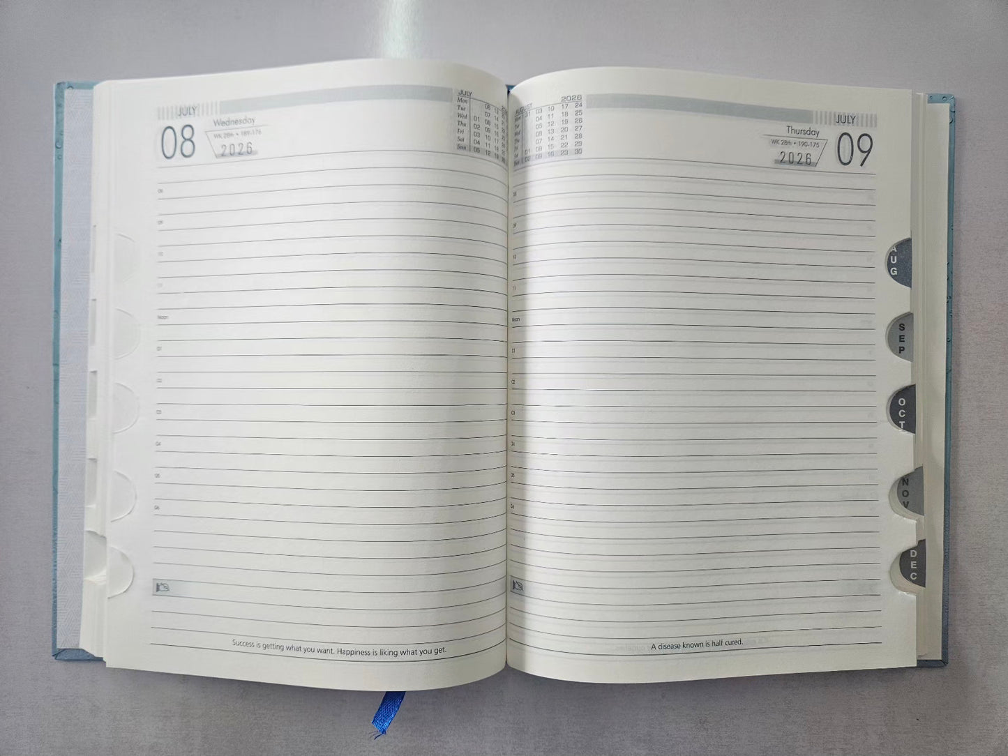 Diary 2026 B5 Adsum 474 with Monthcut