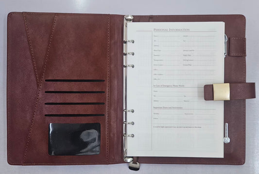 Garnet Powerbank Diary with 1000 mAh battery (Brown)