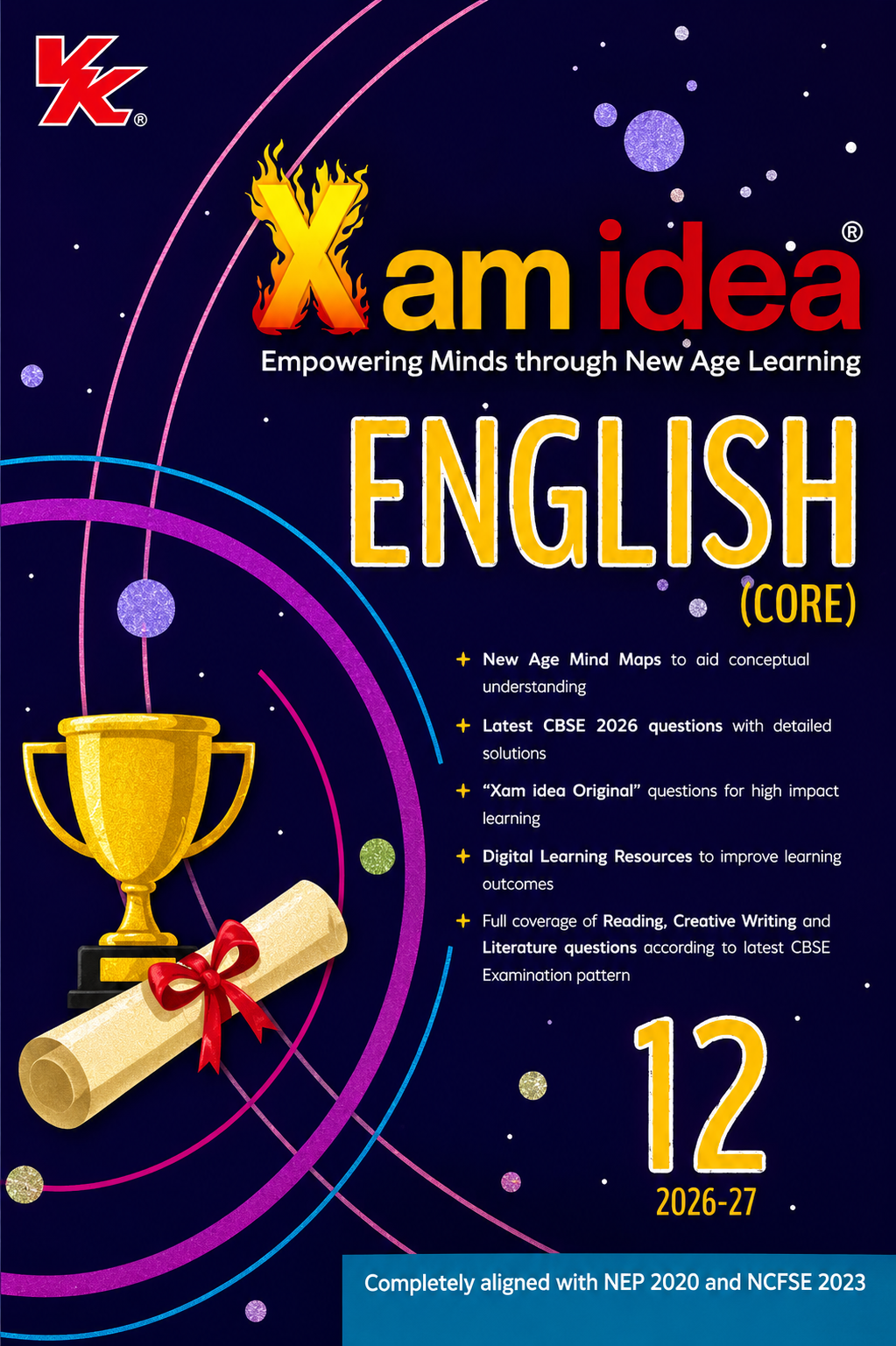 Xam Idea English (Core) – Class 12 (2026–27)