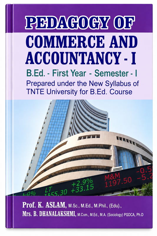 Pedagogy of Commerce and Accountancy – I