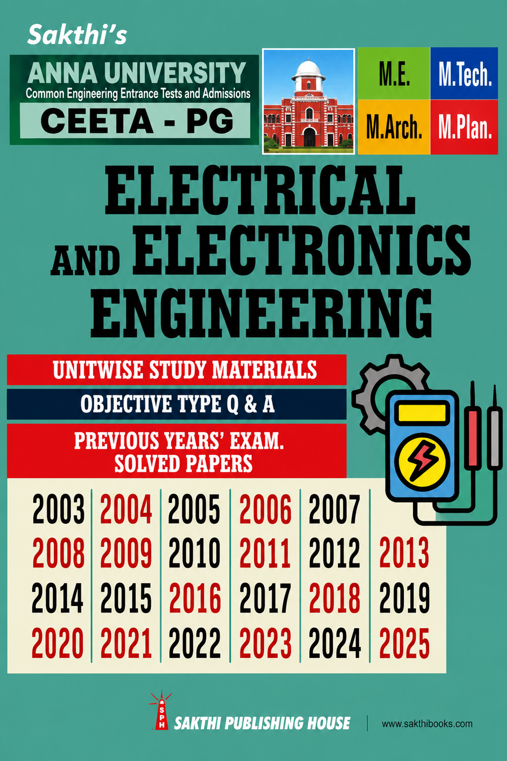 CEETA-PG Electrical & Electronics Engineering – Anna University