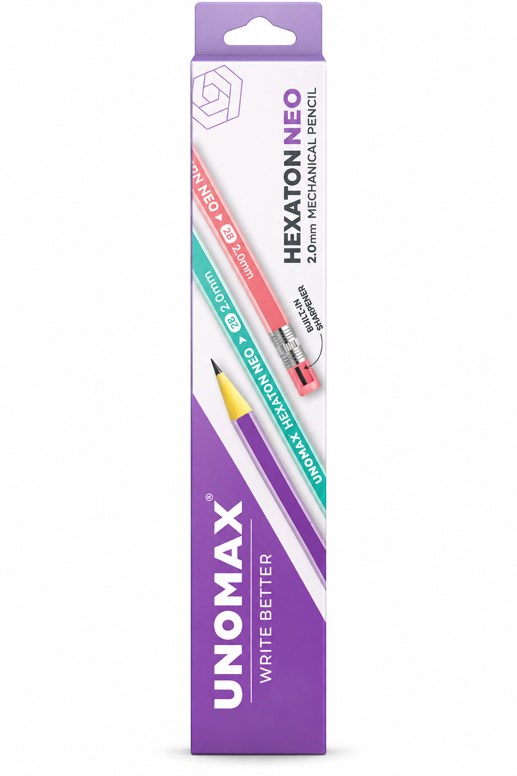 UNOMAX Hexatone Neo 2.0 mm Mechanical Pencil