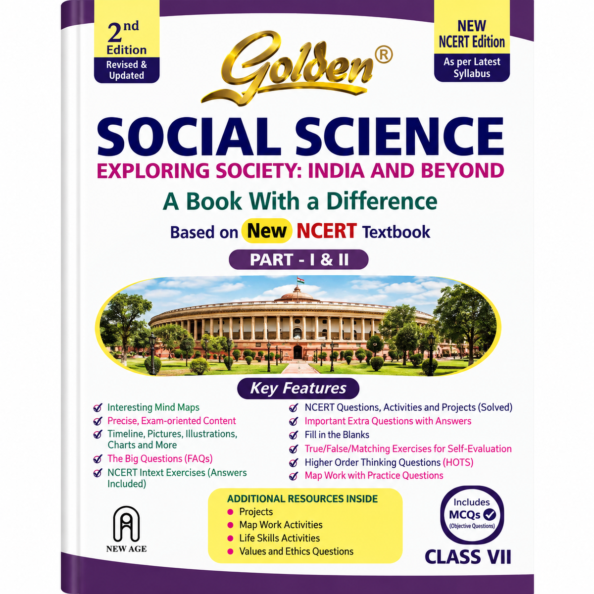 Golden Social Science Class 7 | Exploring Society: India and Beyond | Part 1 & 2