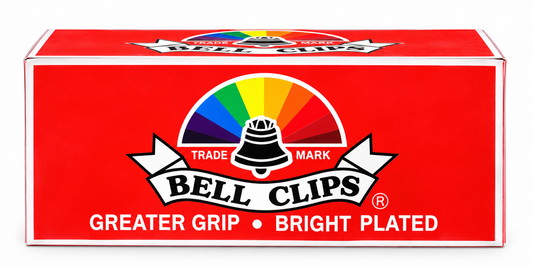 Bell Clips 35mm Greater Grip Bright Plated 2 Pieces