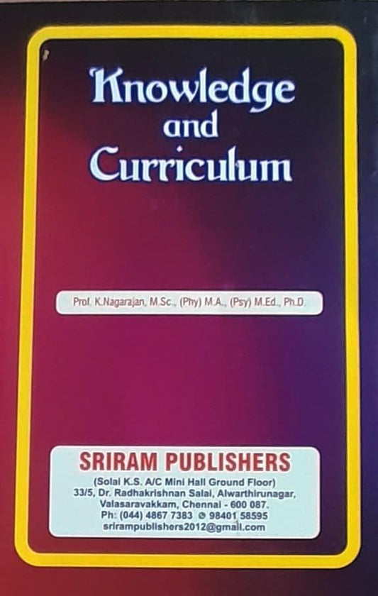 Knowledge and Curriculum B.Ed 4th SEMESTER