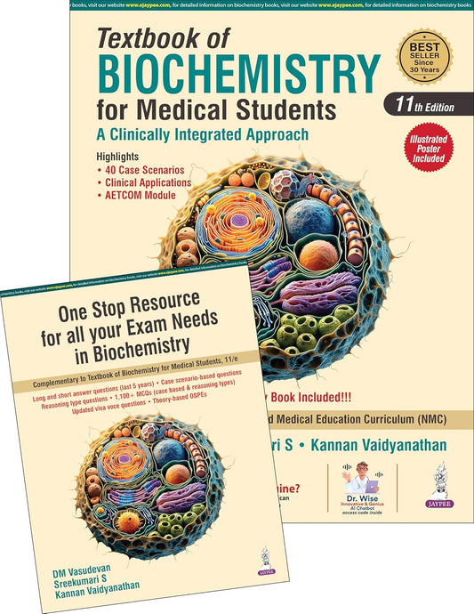 extbook of Biochemistry for Medical Students by DM Vasudevan, 11th Edition 2025