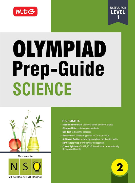 MTG Olympiad Prep-Guide Class 2 Science (NSO)