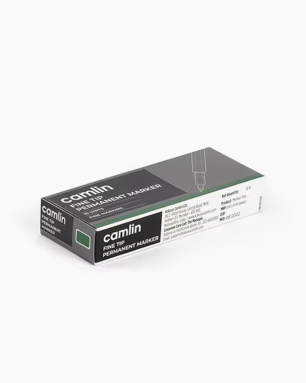 Camlin Fine Tip CD Permanent Markers-GREEN