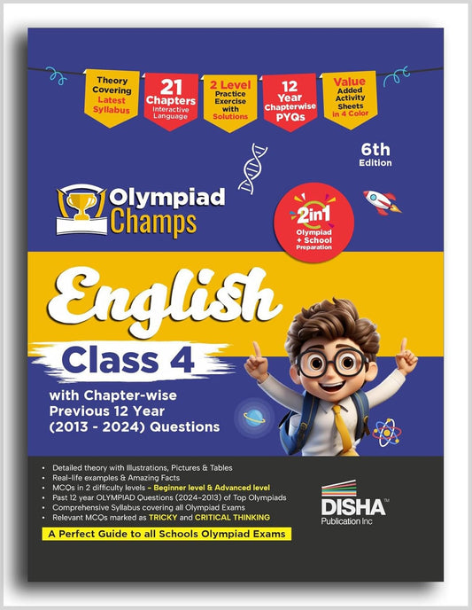 Disha Olympiad Champs English Class 4