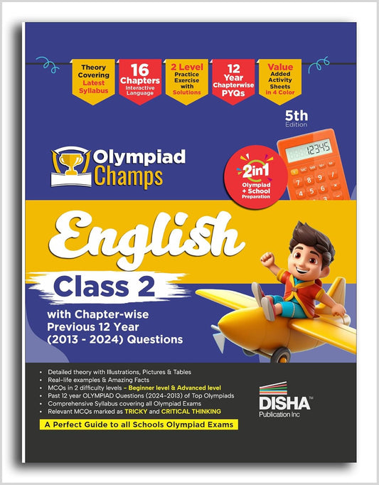 Disha Olympiad Champs English Class 2