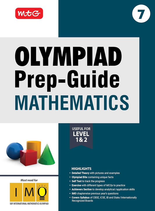 MTG Olympiad Prep-Guide Class 7 Mathematics (IMO) - Detailed Theory
