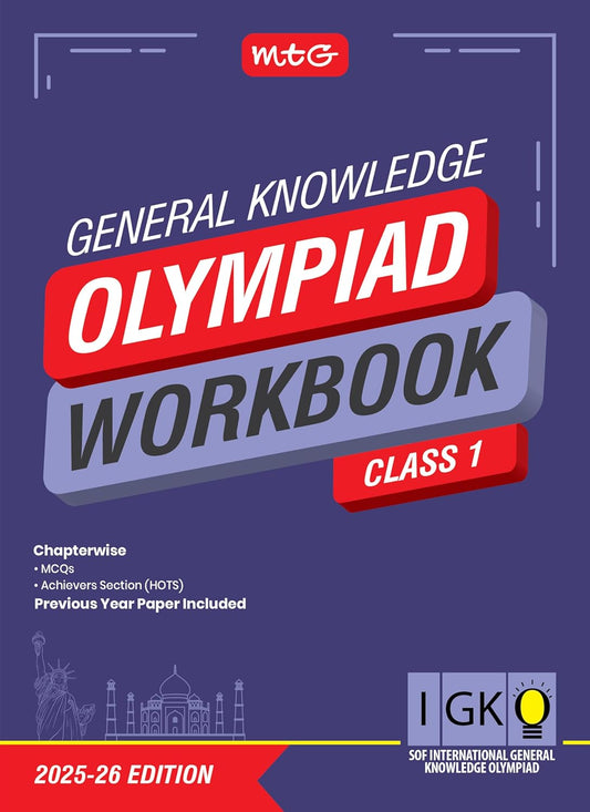 MTG International General Knowledge Olympiad (IGKO) Workbook Class 1