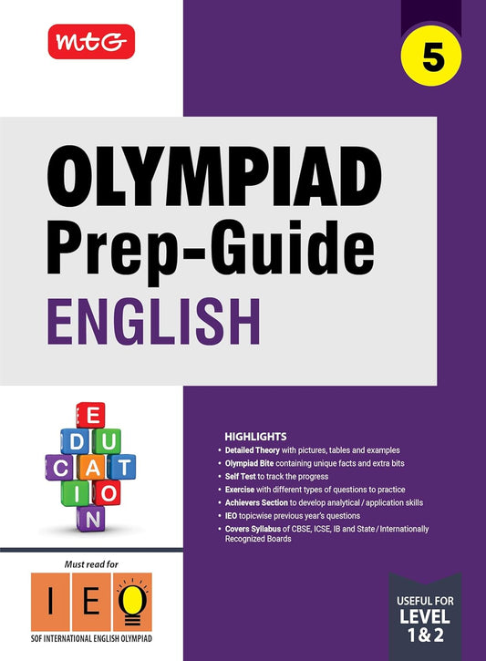 MTG Olympiad Prep-Guide Class 5 English (IEO) - Detailed Theory