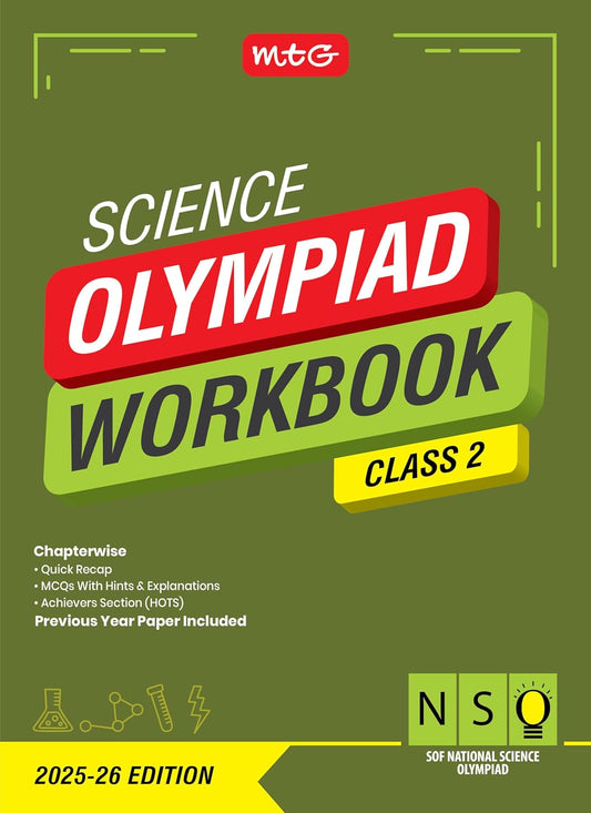 MTG National Science Olympiad (NSO) Workbook Class 2
