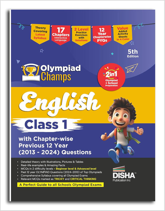 Disha Olympiad Champs English Class 1