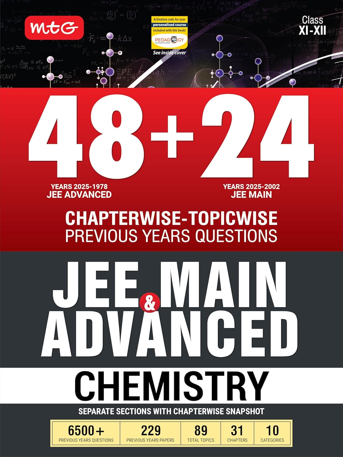 MTG 48 + 24 Years JEE Main (2025-2002) and JEE Advanced (2025-1978)Chemistry