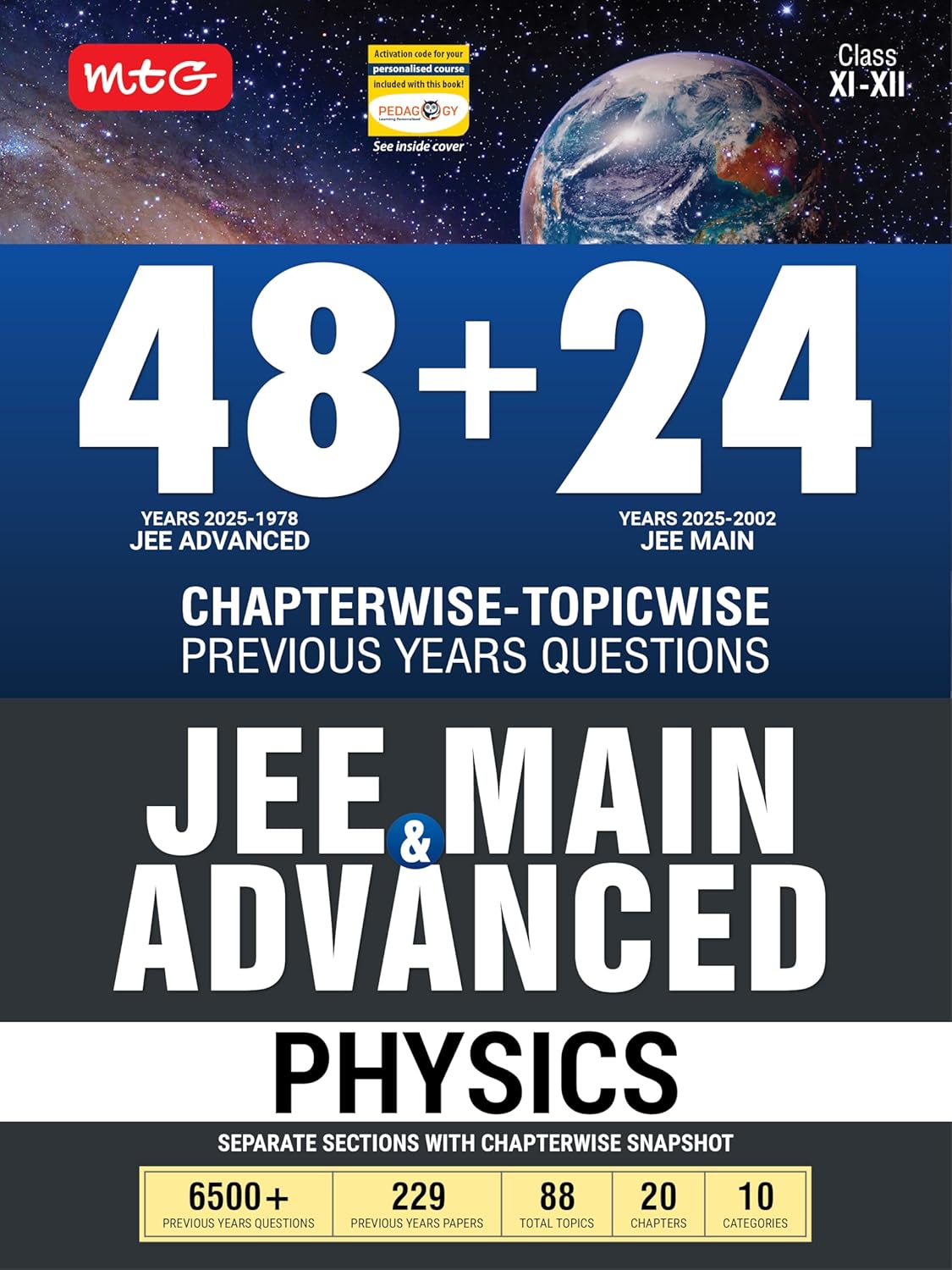 MTG 48 + 24 Years JEE Main (2025-2002) and JEE Advanced Physics