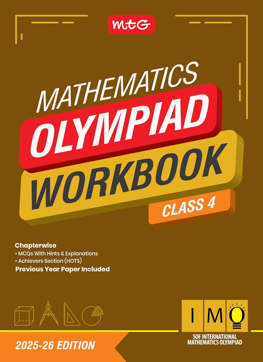 MTG International Mathematics Olympiad (IMO) Workbook Class 4