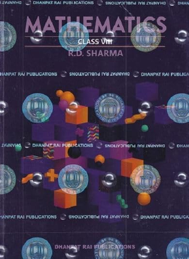 RD Sharma Class 8th Mathematics CBSE - New Edition - 2025-26