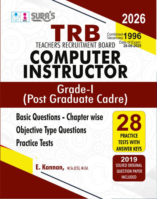 SURA`S TRB PG Computer Instructor Grade I Post Graduate Cadre Exam Book
