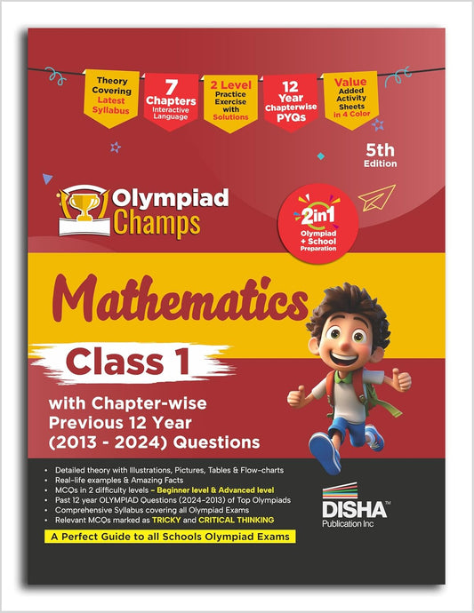 Disha Olympiad Champs Mathematics Class 1