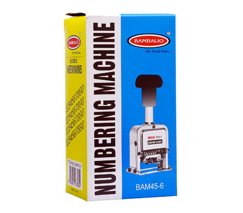 Numbering Machine 6 Digits-Bambalio