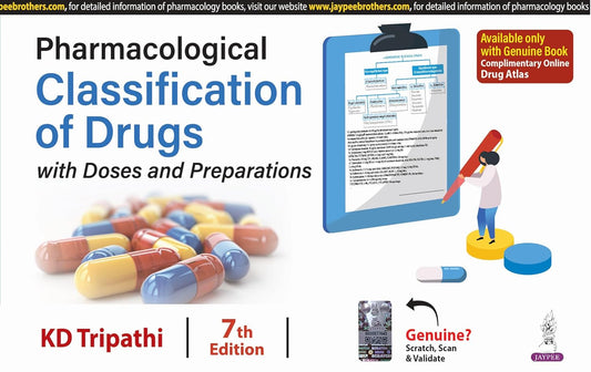 Pharmacological Classification of Drugs With Doses and Preparations by KD Tripat
