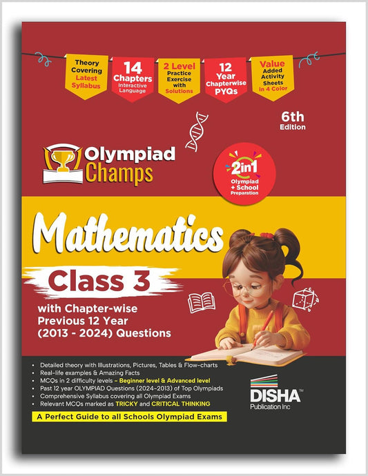 Disha Olympiad Champs Mathematics Class 3
