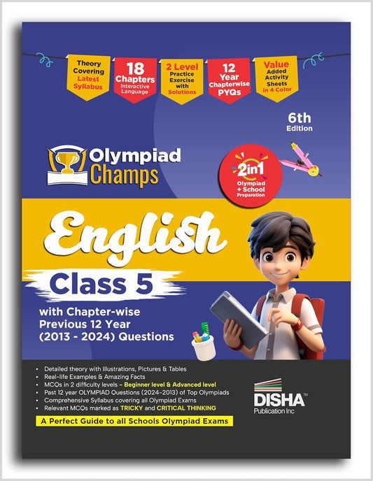 Disha Olympiad Champs English Class 5