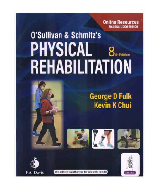 Book cover of 'Physical Rehabilitation' by O'Sullivan and Schmitz with images of people exercising.