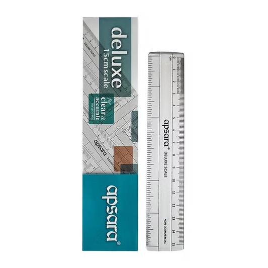 Apsara Deluxe Scale 15cm Pack of 10 Scale | | High Accuracy | Smooth and Rounded