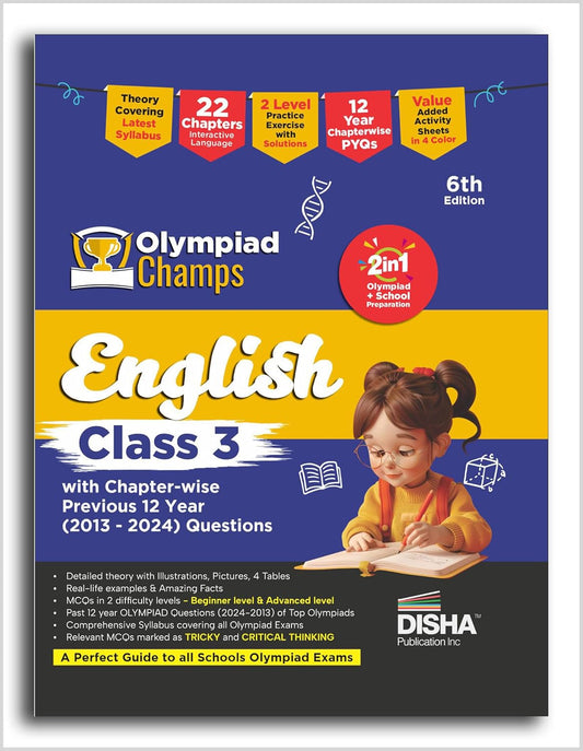 Disha Olympiad Champs English Class 3