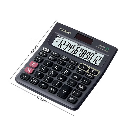 Casio MJ-120D 150 Steps Check and Correct Desktop Calculator with Tax Keys