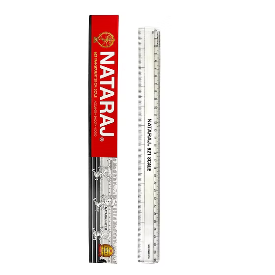 Nataraj Scale, 30 cm - Pack of 10
