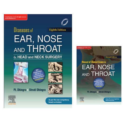 Diseases of Ear, Nose & Throat and Head & Neck Surgery, 8e & Manual of Clinical