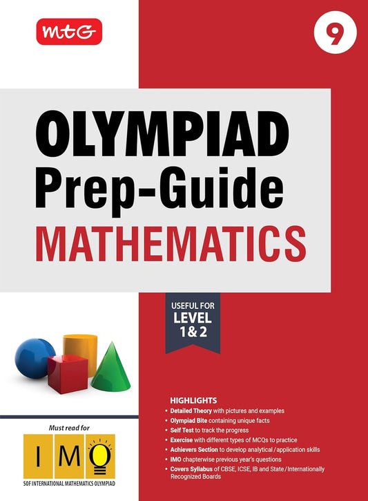MTG Olympiad Prep-Guide Class 9 Mathematics (IMO) - Detailed Theory